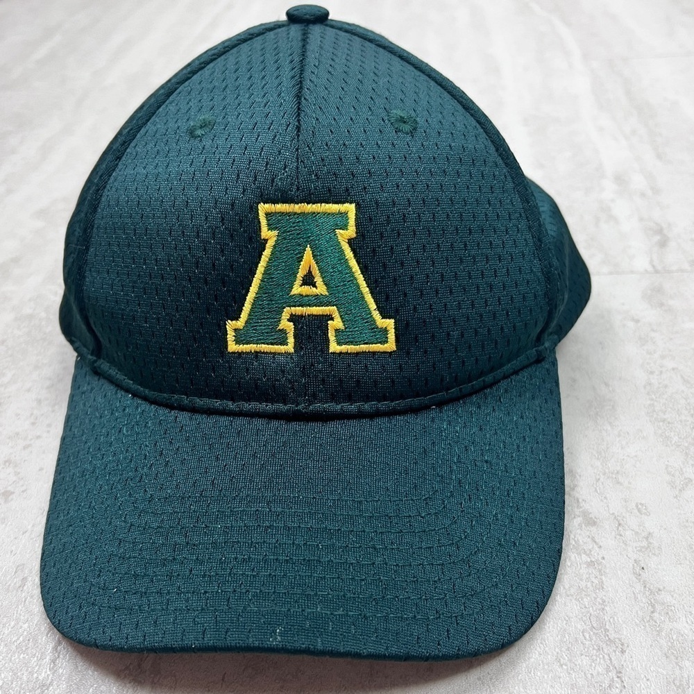 Letter A patch varsity baseball hat cap Appalachian State mountaineers